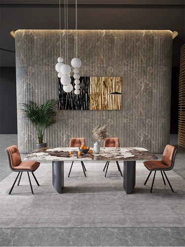Современная простота итальянская легкая роскошная Pandora Liang Table Table Luxury Master Design Family Category
