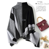 Export France Foreign trade Female Clothing Tail single cut Withdrawal Cabinet Discount Big Code Autumn Splicing Irregular Cloister