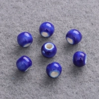 Сапфир однотонный синий 6мм 20 шт./упак.
