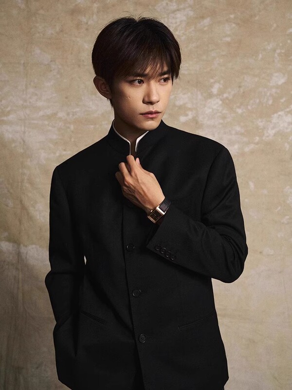 Jackson Yee Style National Trend Spring and Autumn New Chinese-Style Jacket Casual Blazer Stand Collar Coat Improved Zhongshan Suit for Men