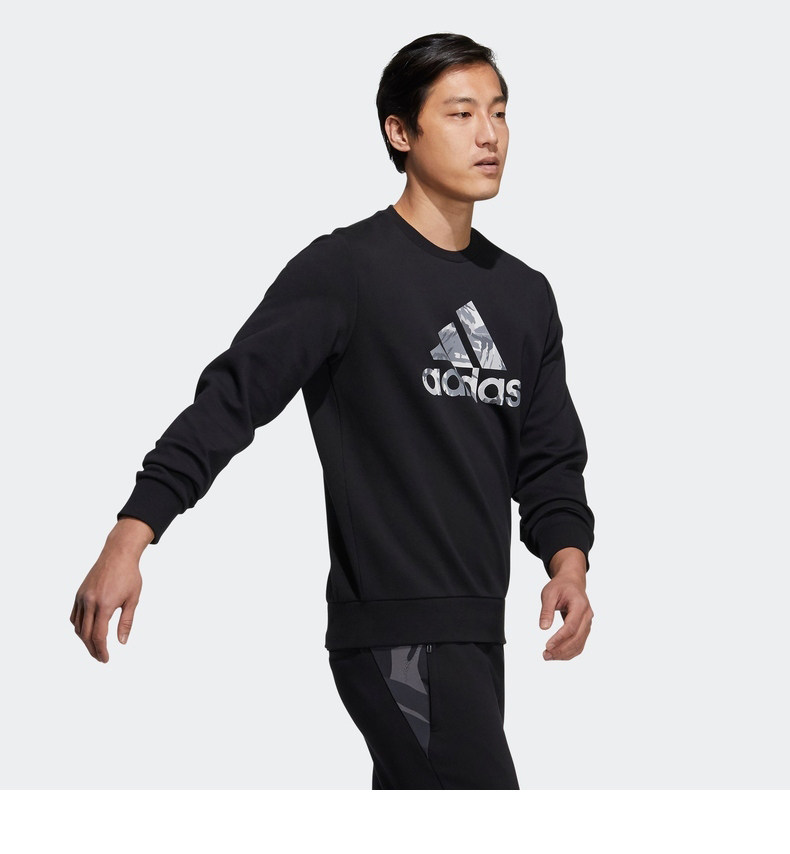 adidas 男士 春秋运动卫衣 图1
