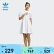 Loose sports lapel dress women's summer adidas Adidas official outlets clover