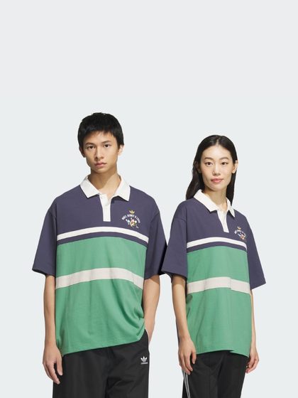 Disney 迪士尼联名运动短袖POLO衫男女adidas阿迪达斯三叶草