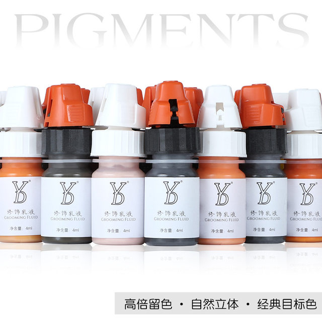 Yd Liquid Tattoo Pigment Semi-Permanent Wild Line Eyebrow Color Cream Electric Current Instrument Silk Mist Eyebrow Easy to Color and Long-Lasting