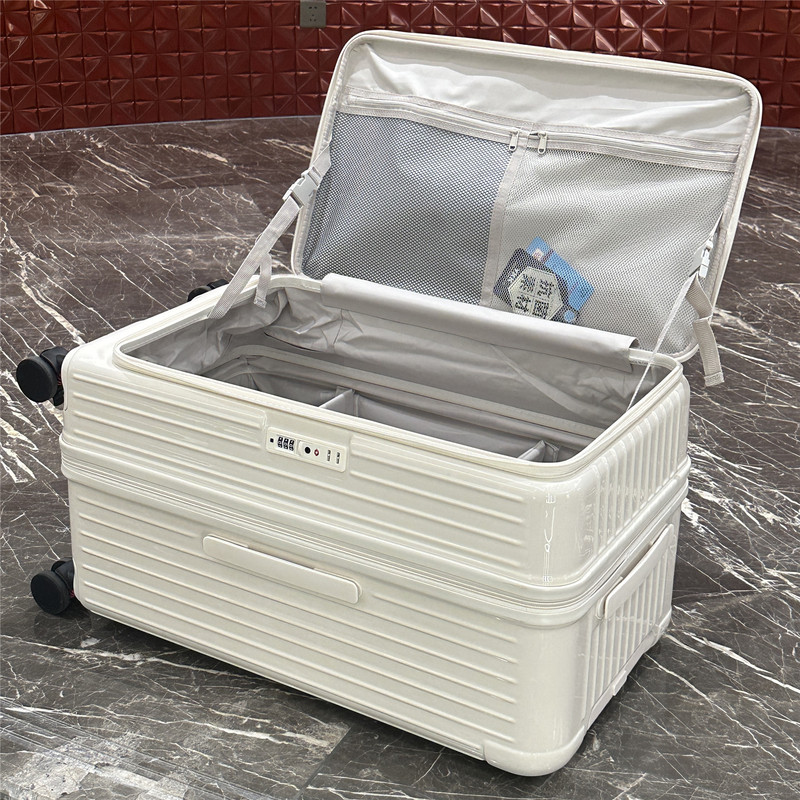 New Large-Capacity Suitcase for Women, Side-Opening Trolley Case with Universal Wheels, Durable and Sturdy Travel Suitcase for Men, 20inch Carry-On Suitcase