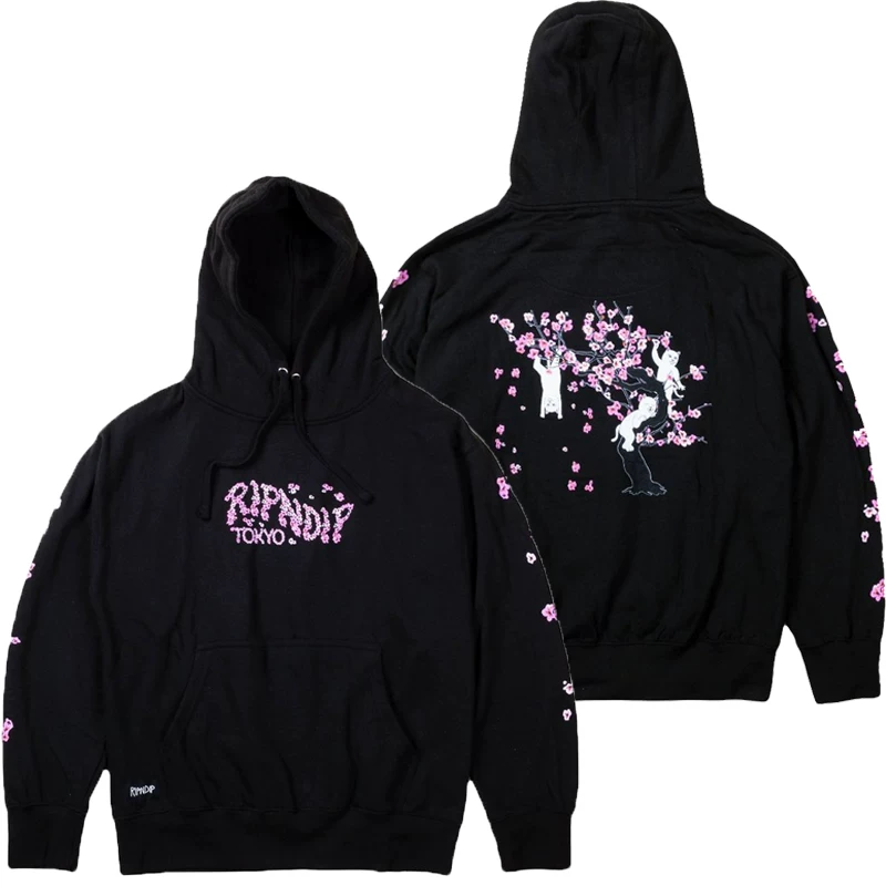 ripndip длинный рукав, толстовка для мужчин и женщин, американский стиль, для любимых