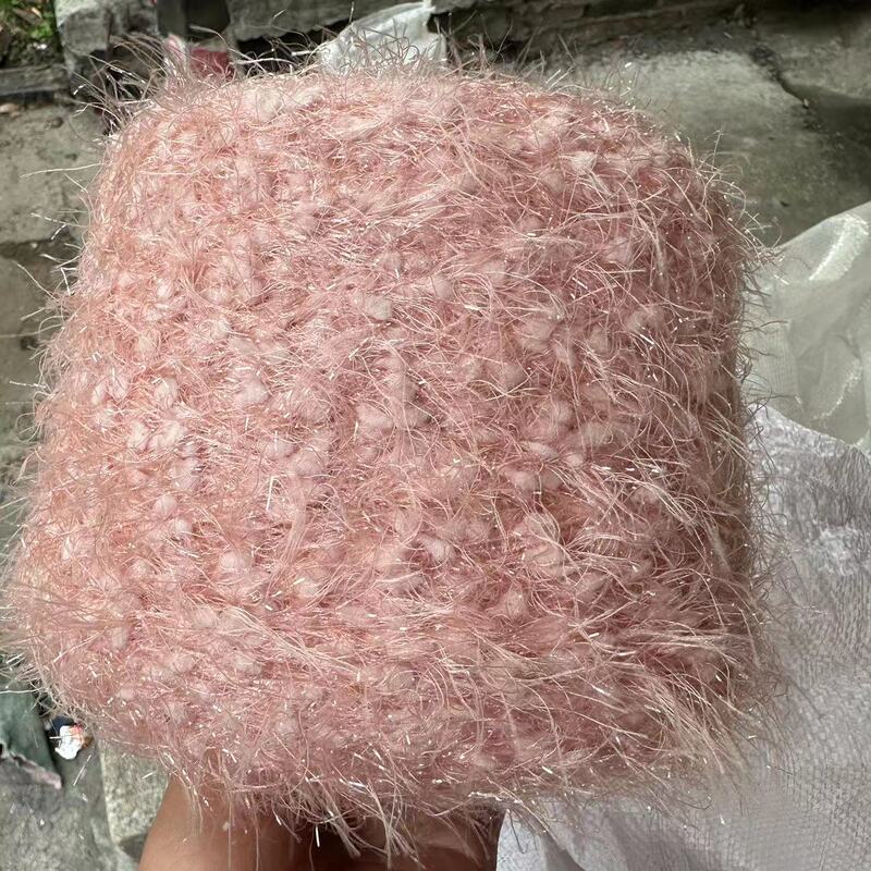 Shimmering Feather Yarn, Soft to the Touch, Scarf, Shawl, Sweater