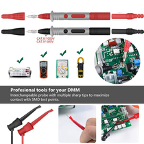 Fu Lukwan use table pen universal digital table pointer steam repair line detection probe crocodile clamp hook clamp IC