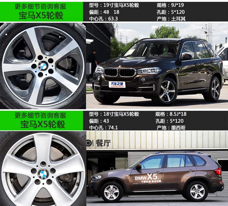 Áp dụng bánh xe BMW x5x6 18 inch 19 inch 20 inch 21 inch X5M X6M vòng thép nâng cấp sửa đổi vành lốp nhập khẩu - Rim vành ô tô