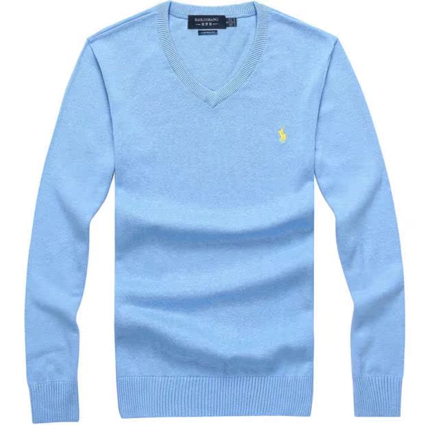Áo cotton mùa đông Paul V-cổ chạm đáy áo len dài tay Hàn Quốc áo len thủy triều Slim kinh doanh áo len nam - Hàng dệt kim áo khoác nam