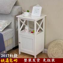 Boomer Bedroom Bunk Bed Head Cabinet Minima Modern White Solid Wood Bedside Cabinet Mini Small Bucket Cabinet Simple Lockers Whole