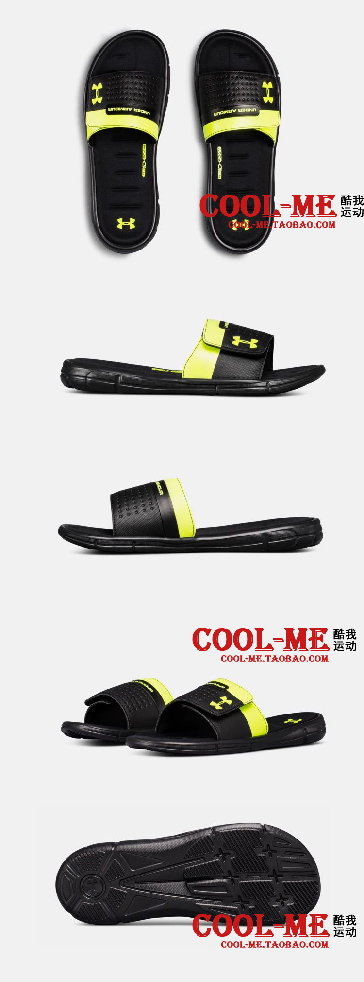 Dưới áo giáp Một đôi dép thể thao Dema UA Men Mercenary IX Velcro - 3000040 giày dép bitis