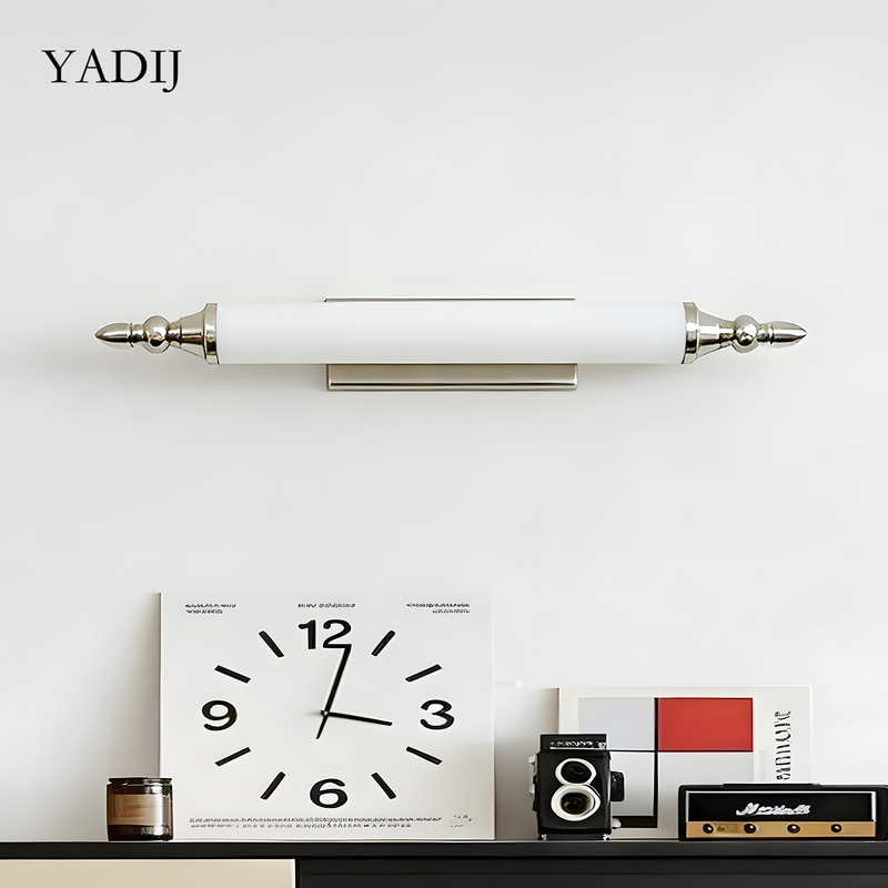 Bauhaus Mural Lamp Bathroom Washbasin Mirror Front Light Vanity Lamp Bathroom Cabinet Bathroom French Atmosphere Wall Lamp