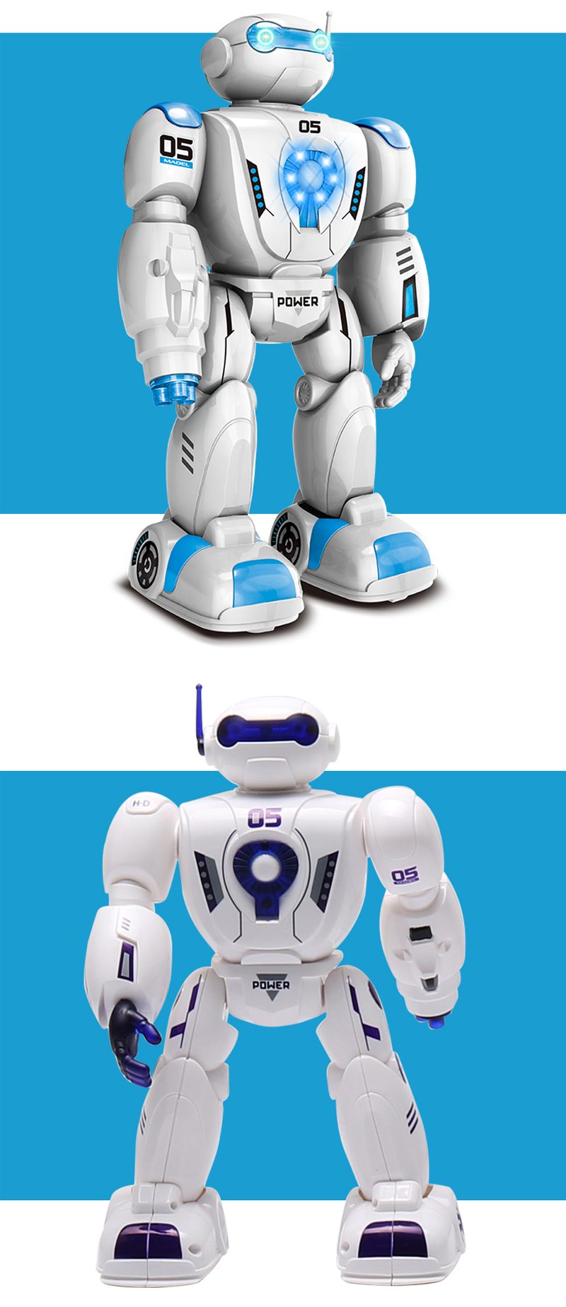 Robot đồ chơi trẻ em thông minh điều khiển điện từ xa chiếu sáng câu chuyện sạc cơ khí chiến tranh trai gái tặng quà xe đồ chơi trẻ em