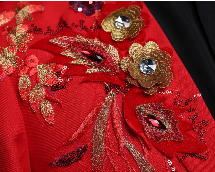 Trang phục sequin mới trang phục nam sân khấu phù hợp với phù hợp với nam chủ nhà ca sĩ trang phục vest cưới