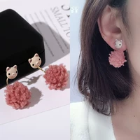 3205 розовые серьги из свинины