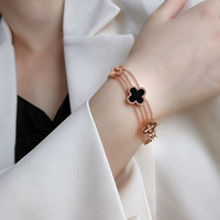 Браслет, четырехлистный клевер