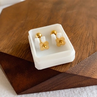 3363 Легкая эякуляция четыре -листья травы маленькие серьги