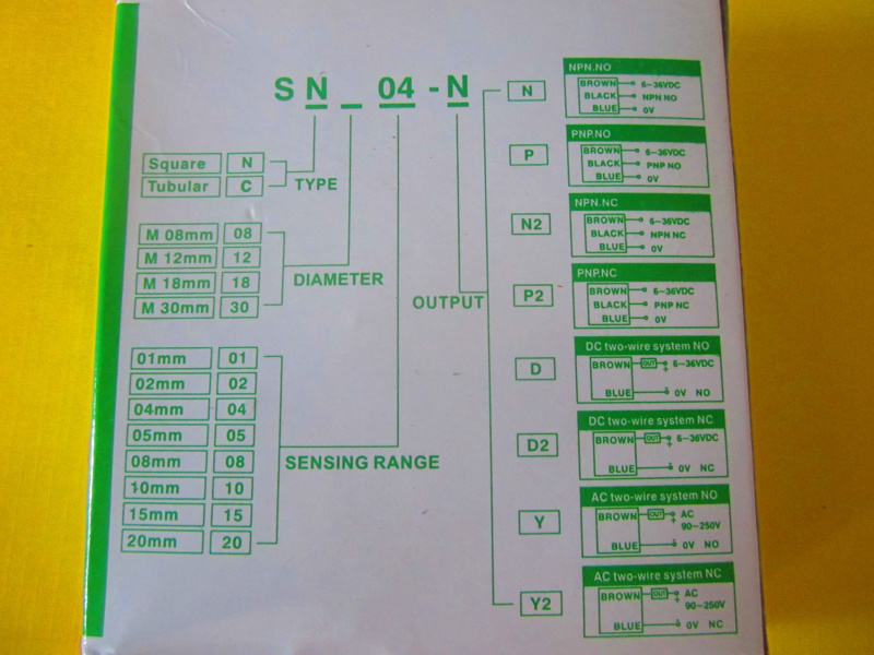 Hugong proximity switch SN04-N NPN proximity sensor DC three-wire normally open PNP SN04-P