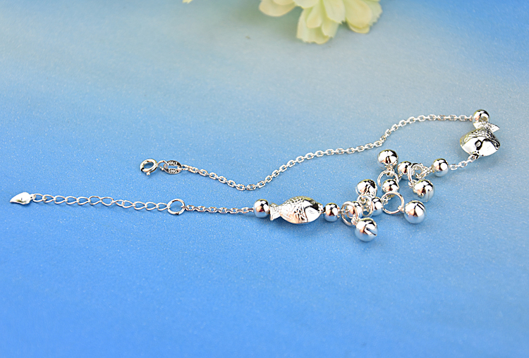 Bracelet de cheville Femme OTHER   en Argenterie - Ref 3102628 Image 10