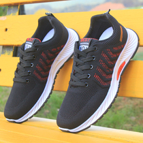 Men Shoes Old Beijing Cloth Shoes Comfort Casual Shoes Light Sneakers Breathable Deodorant Shoes Single Shoe Trend Mesh Shoes