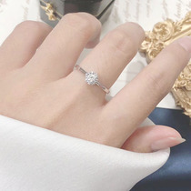 Art Qi Jewelry Platinum Courting Wedding Diamond Ring Jewelry Nude Drill Custom 18K Gold Female Diamond Ring