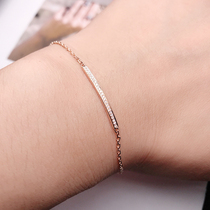 Art Qi Jewelry 18K Rose Gold Coursebook Wedding Group Inlaid Diamond Bracelet Diamond Bracelet Bracelet Customize