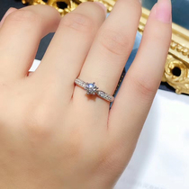 Art Qi Jewelery Courting Wedding 50 Diamond Ring Jewelry GIA Nude Drill Custom White Gold Diamond Ring