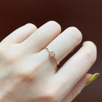 Yiqi jewellery Four paws for booking marriage rose gold diamond ring jewellery nude drill custom-made female diamond ring