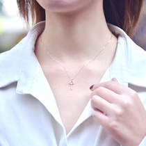Art Qi Jewellery 18 Gold Fashion Key Diamond Necklace Diamond Pendant