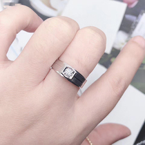 Art Qi Jewelry 18K Gold Courting Wedding Men Diamond Ring Mens Ring Naked Drill Custom Platinum Diamond Ring