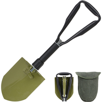  6411Q3 portable folding steel shovel Sapper shovel triangular iron handle multi-function vehicle emergency rescue shovel