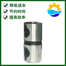 Double-type cylindrical pull-down fixture with base set clamp CNC machine tool processing customization