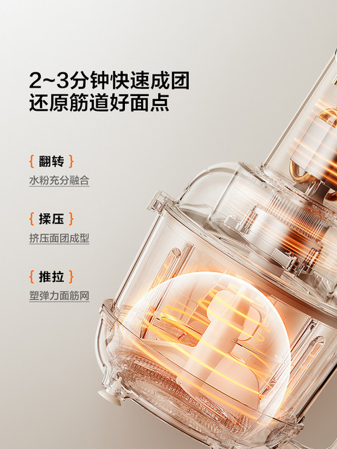 Supor Automatic Multifunctional Dough Kneading and Meat Grinding Machine for Home Use, Electric Small Food Processor Mixer