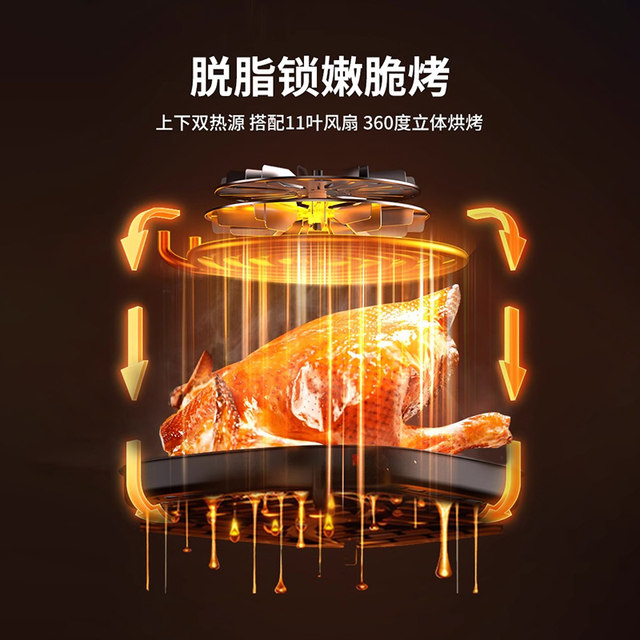 Supor Air Fryer Electric Household Large-Capacity Visible Multifunctional Oven All-In-One 2025 New Model Official Genuine Product