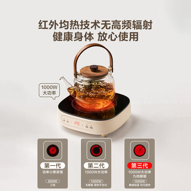 Supor Electric Ceramic Stove Tea Cooker High-Power Small 2024 New Model Mini Induction Cooker for Home Use Official