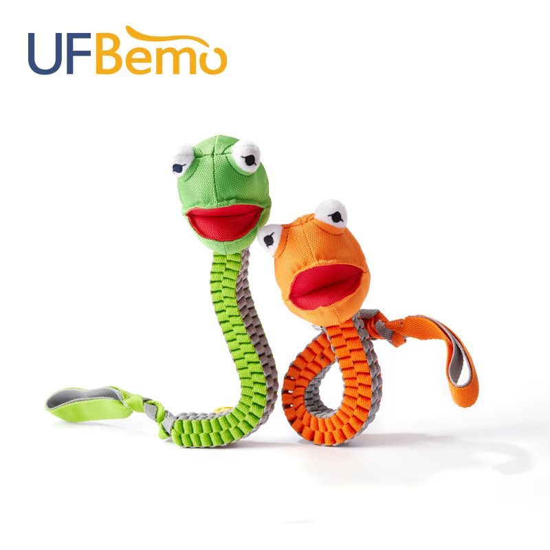 UFBemo pet small and medium-sized dog corgi dog bite-resistant molar toy doll sound simulation puzzle relief ball