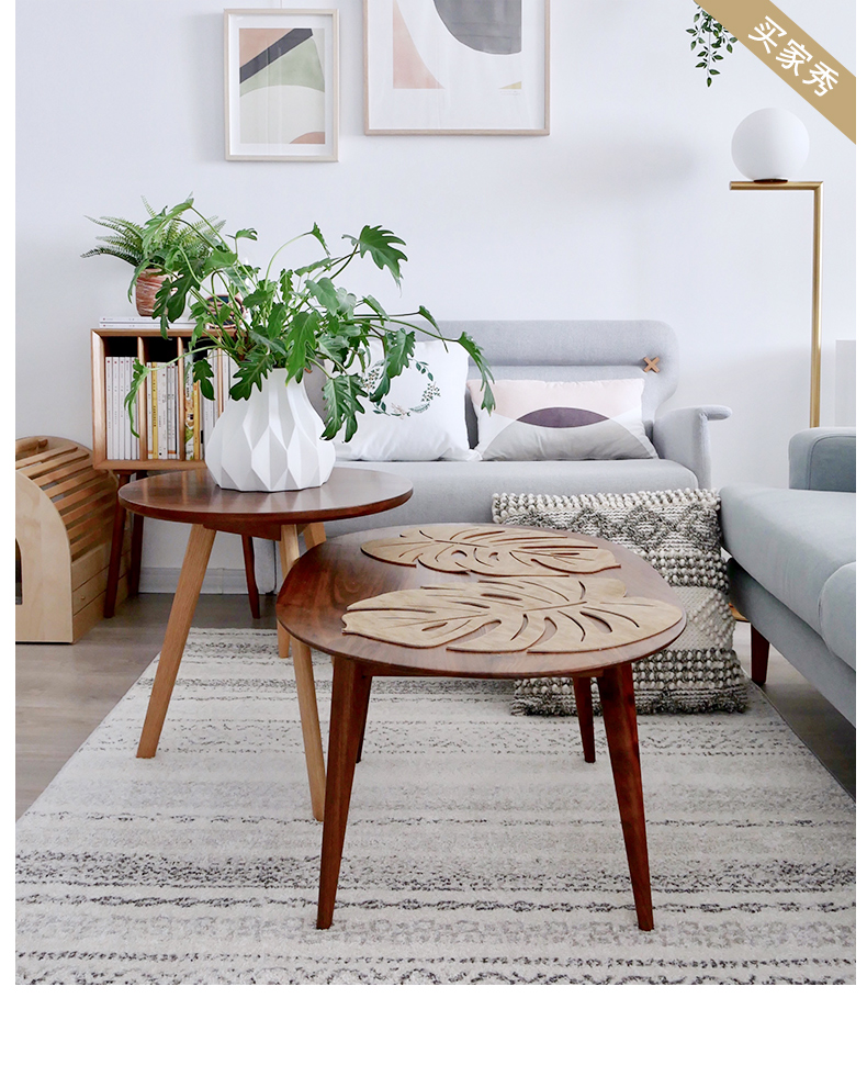 KenZAKI nhập khẩu Bỉ thảm hiện đại tối giản Bắc Âu bàn cà phê thảm phòng ngủ sofa phòng khách thảm - Thảm thảm trải phòng khách