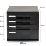 Deli 4 -Layer File Box Box Desktop Файл шкаф