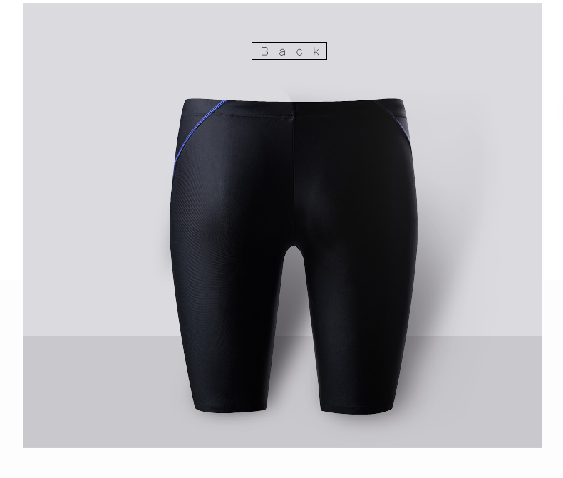 Yizi đồ bơi mới quần bơi nam quần bơi chống clo Lycra kích thước lớn hit boxer màu năm điểm quần bơi quần tắm nam