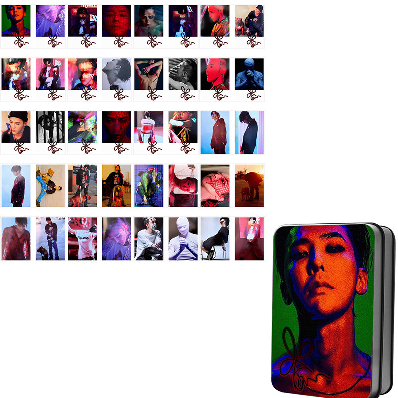 BIGBANG T.O.P ポラロイド KPOP Bigbang GD T.O.P G-DRAGON TAEYANG DAESUNG 40pcs Polaroid LOMO
