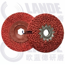 Yangjiang Red hemp wheel polished 4 inch red linen wheel angle grinder linen wheel rubber core stainless steel polishing wheel