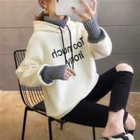Tide, утепленная зимняя толстовка с капюшоном, в корейском стиле, коллекция 2021