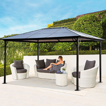 Gazebo Outdoor awning canopy Courtyard Garden villa tent umbrella Outdoor terrace sun plate aluminum alloy pavilion