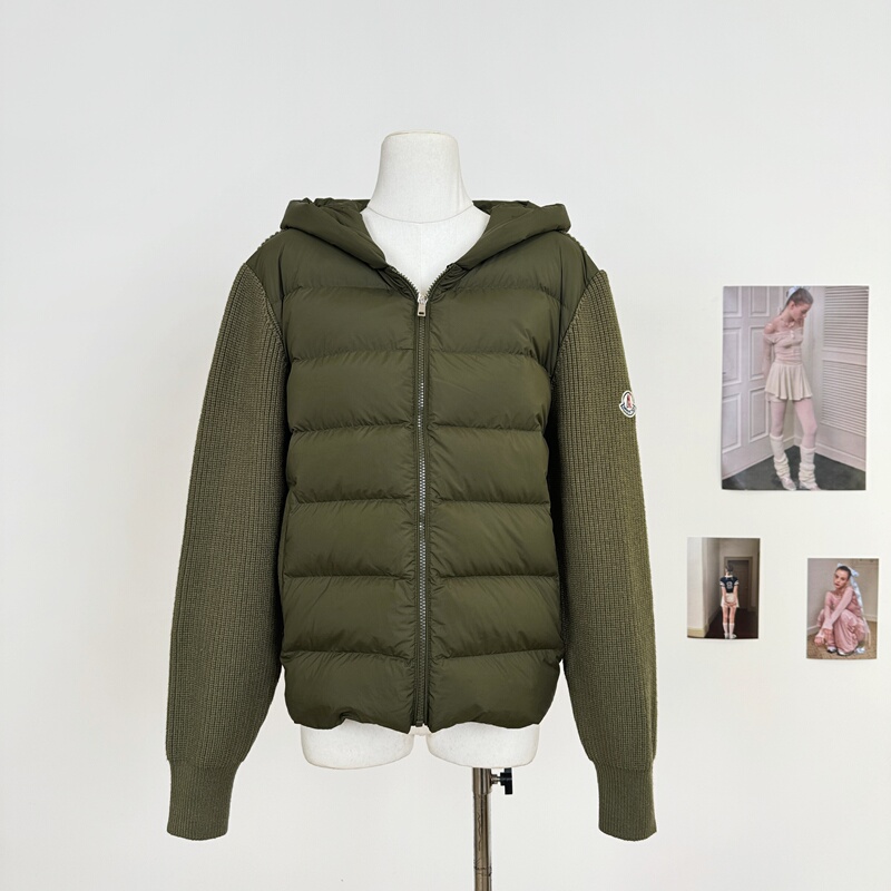 Ranwer Winter Essential Mon*Ler Lightweight Zero-Pressure 90 White Duck down Knitted down Jacket for Women