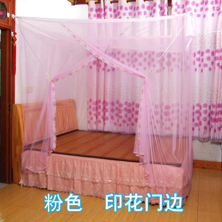 Hộ gia đình đặt mã hóa đồng bằng cũ phẳng che phủ đầu một mạng lưới cửa đơn 1,5m rộng 1,8 mét lưới rộng - Lưới chống muỗi màn chống muỗi gấp gọn