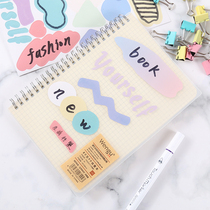 Creative Sticky Stickers Post-It stickers self-adhesive tips can be posted greetings this label name sticker decoration small pattern hand account stickers ins Wind hand account material name stickers primary school students