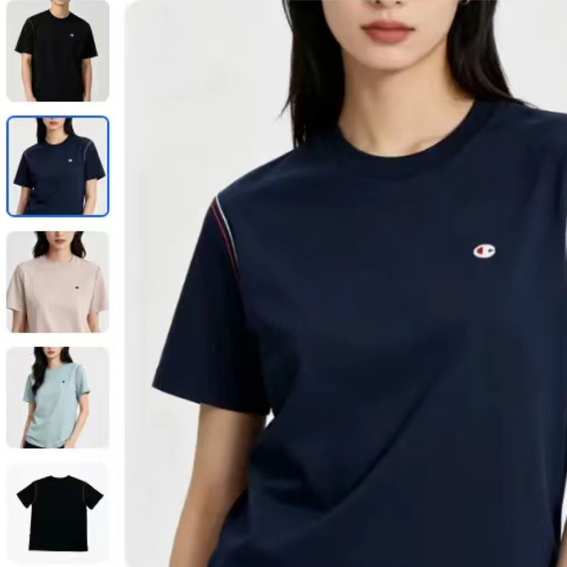 Champion Short-Sleeved Men's and Women's 2026 Summer New Classic T-Shirt with Printed Logo, Trendy, Casual and Comfortable Champion Short-Sleeved Men's and Women's 2026 Summer New Classic T-Shirt with Printed Logo, Trendy, Casual and Comfortable
