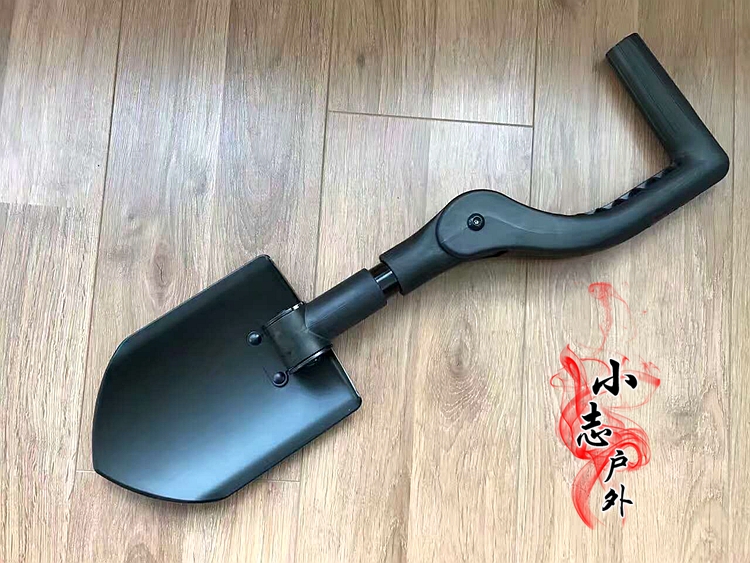 (Crown) FOX Italian Fox FX-0171111 Black Folding Shovel Corps Shovel Outdoor Shovel
