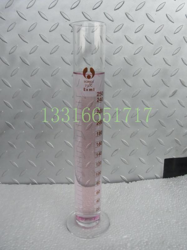 250ml   玻璃刻度量筒 带刻度量筒 带圆形底座量筒